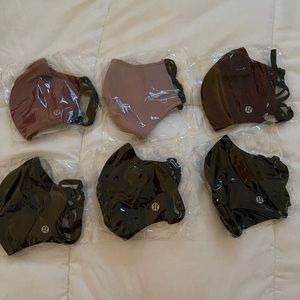 Lululemon face masks (set of 6)